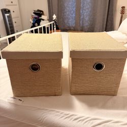Two Box With Lids 