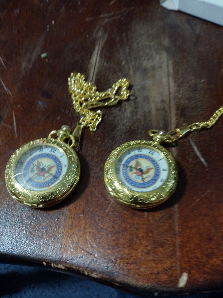 New Battery Operated Pocket Watches