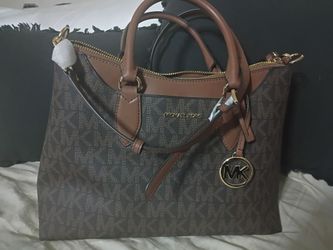 Michael Kors MK Signature Satchel Handbag