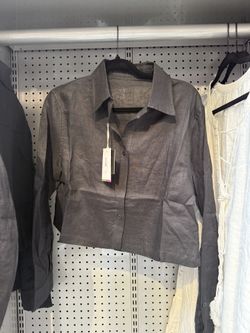 Cropped Dress Shirt