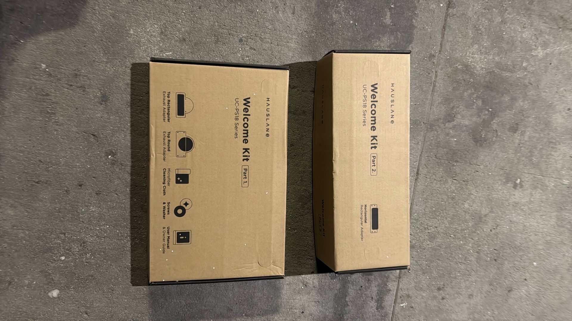 Hauslane Kitchen Hood Vent Kit Adapters