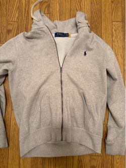 grey polo jacket