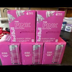 20 cans of Red Bull energy drink wild berries