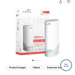 ARRIS - SURFboard S33 32 x 8 DOCSIS 3.1 Multi-Gig Cable Modem with 2.5 Gbps Ethernet Port - White