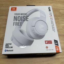 JBL Tune 770NC Bluetooth Wireless Over-Ear Headphones - White