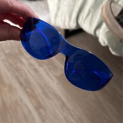 Blue Safety Glasses