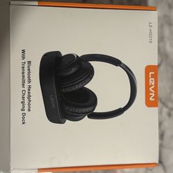 Levn Headphones W/transmitter dock