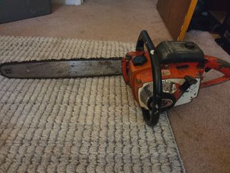 Vintage chainsaw working condition