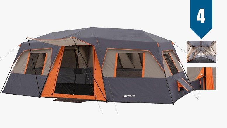 Instant 12 person large cabin tent 20 x 10 dimensions for camping