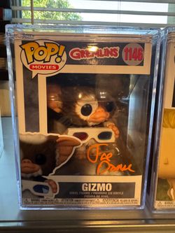Gremlins autographed Funko Pop