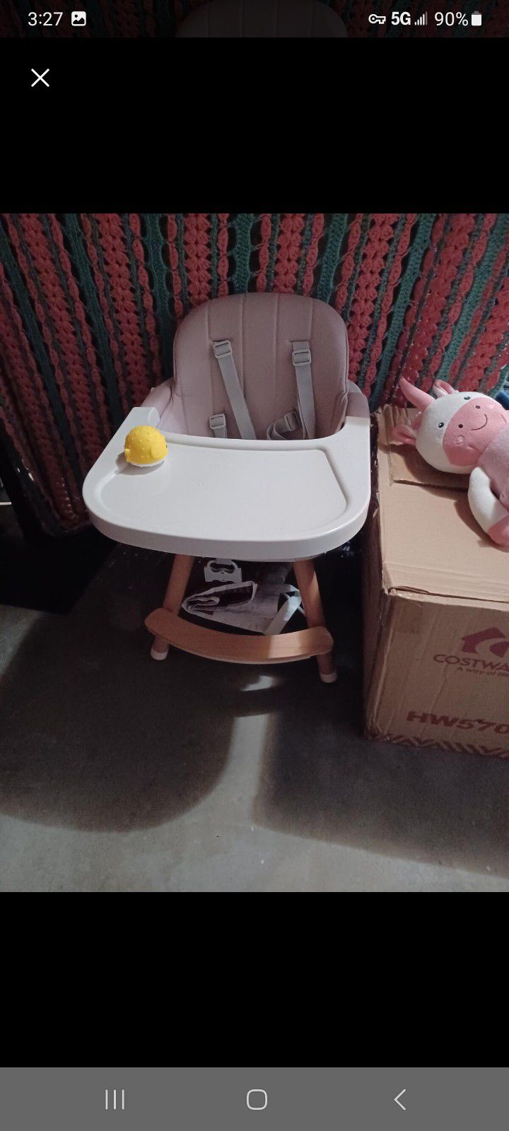 Grow With Me Girls High Chair 