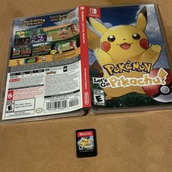 Pokémon Let’s Go Pikachu (Nintendo Switch, 2018) Complete
