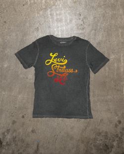 LEVIS GRADIENT LOGO GRAPHIC T-SHIRT GREY S