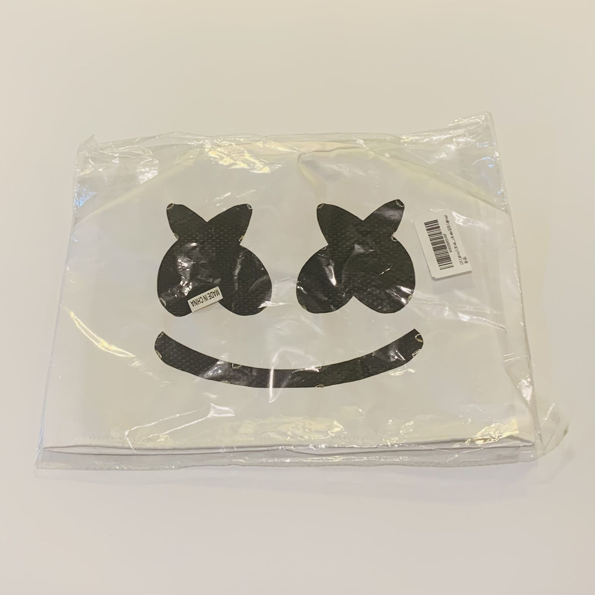 DJ Marshmello Halloween LED Face Mask EDM Festival Costume One Size NEW