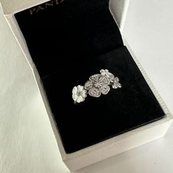 925 Pandora Style Ring .Size 8.!