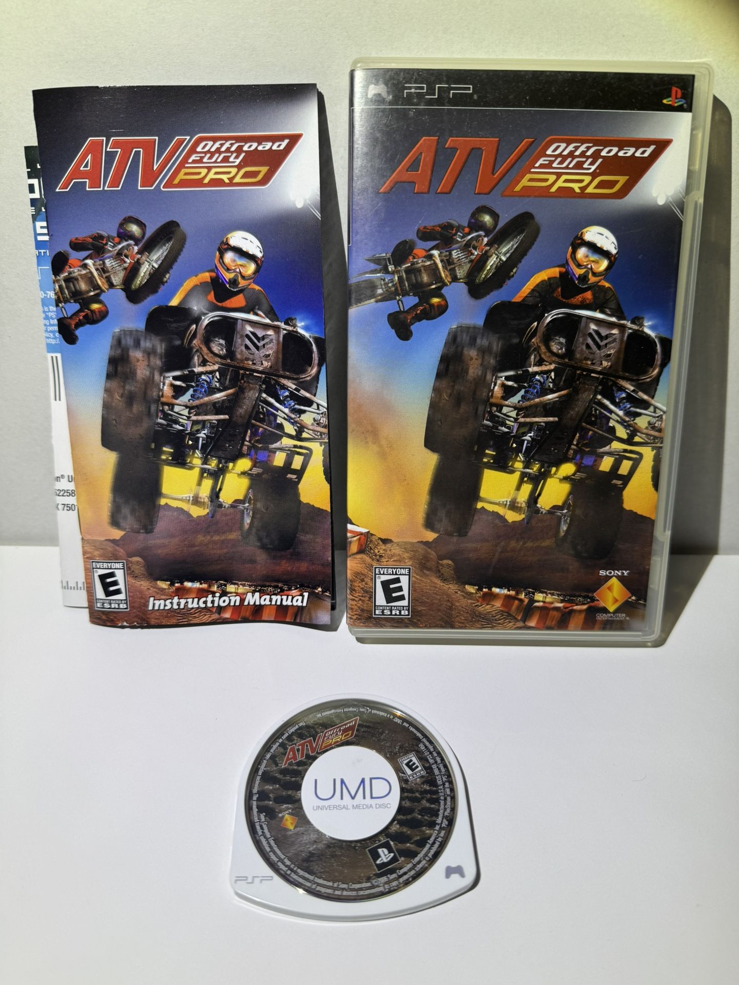 ATV Offroad Fury: Pro (Sony PSP, 2006) CIB Complete Tested & WORKING