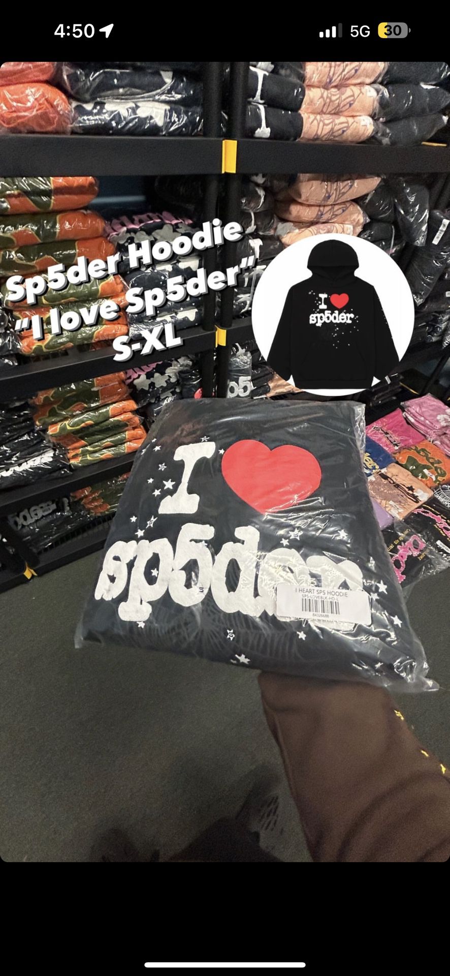 Sp5der “I Love Sp5der”❤️ (Read Desc)