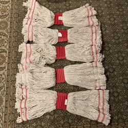 Boardwalk 503WH 5 in. Super Loop Cotton Wet Mop Head - Large, White New. 5 pieces in stock. $10 all.