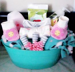 Baby gift basket