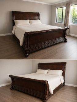 King bed size Sleigh