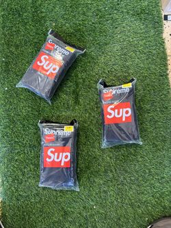 SUPREME BLACK BOXERS S-XL