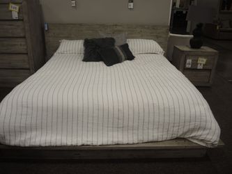 Napa Cambria King Panel Bed - Weathered Gray | Headboard