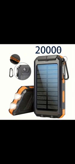 Portable Solar Power Bank Charger