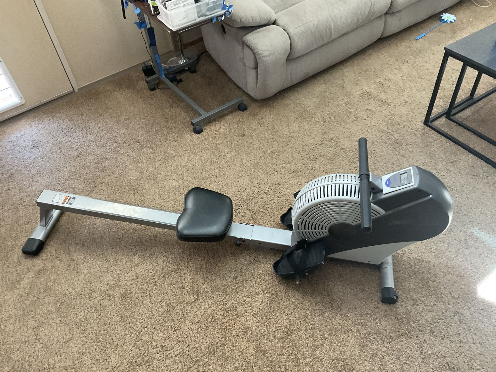 Stamina Air Rower Rowing Machine Cardio Fitness Exercise Great Workout