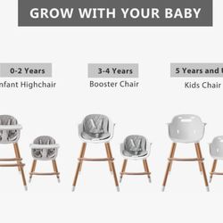natural wooden baby grow chair