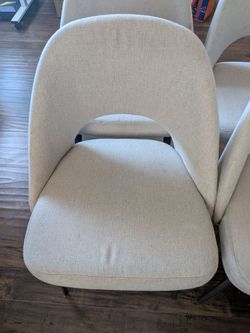 Set of 4 Modern Upholstered Dining Chairs Set