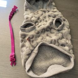 Small Dog Sweater And Collar