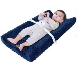 Changing Pad Cover (Navy Blue & Gray)