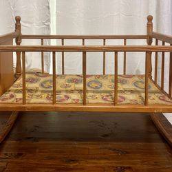 Vintage Large Doll Cradle
