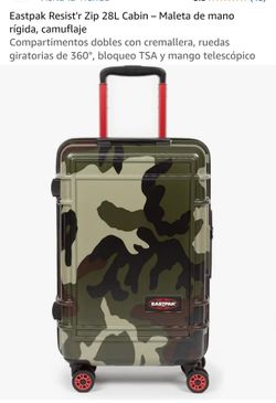 Eastpak Resist'r Zip 28L Cabin - Maleta de mano
rÃgida, camuflaje
Compartimentos dobles con cremallera, ruedas
giratorias de 360°, bloqueo TSA y mango