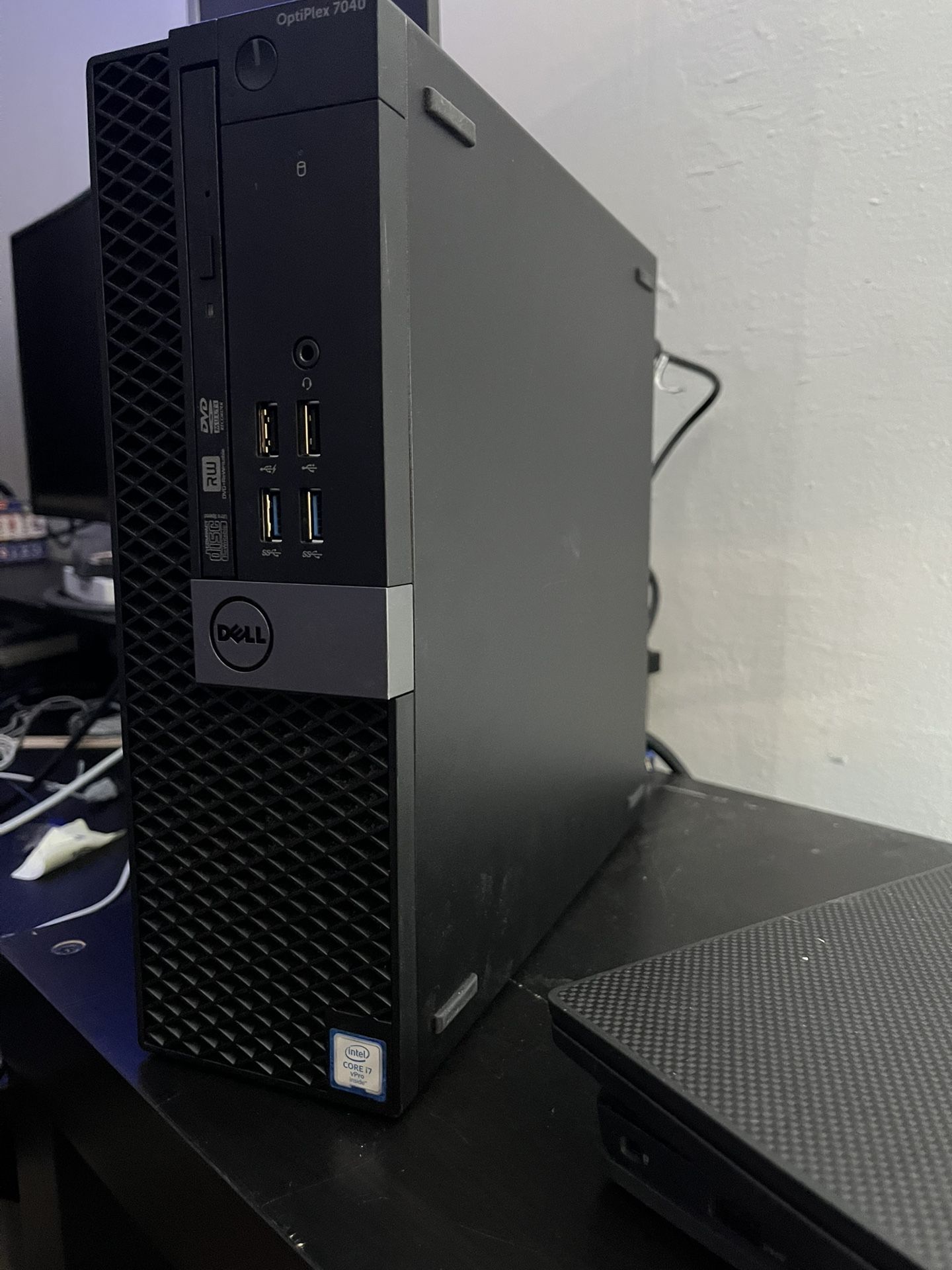 Dell PC i7 Windows 11 Pro Computer intel i7 DDR4 8gb RAM 256 ssd 500 hdd Optiplex 7040