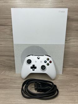 Microsoft Xbox One S 1TB Console Model 1681 White with Controller (PO1027370)