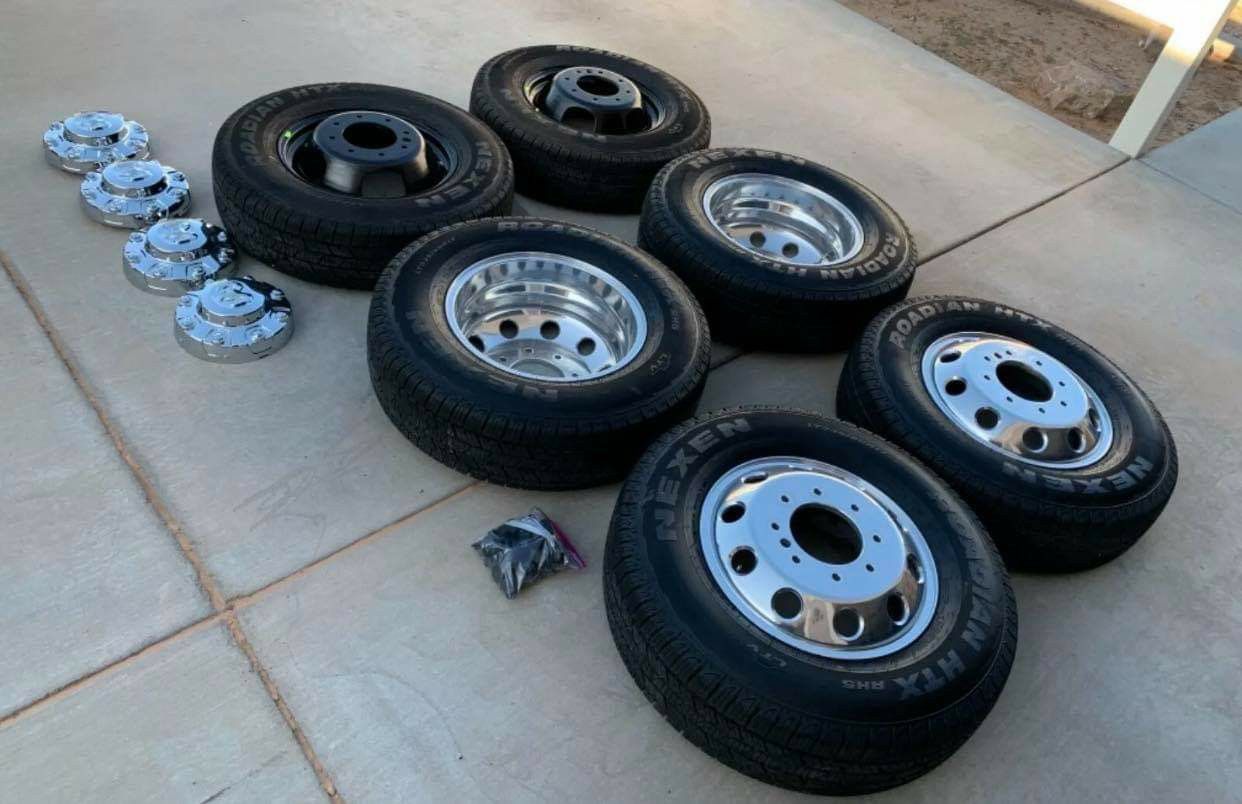 17” Dodge Ram 3500 Dually 2019 2020 Brand new wheels and tires