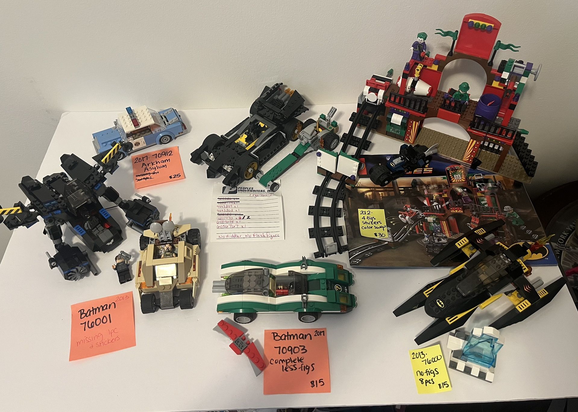 Lot Of Old Batman Legos