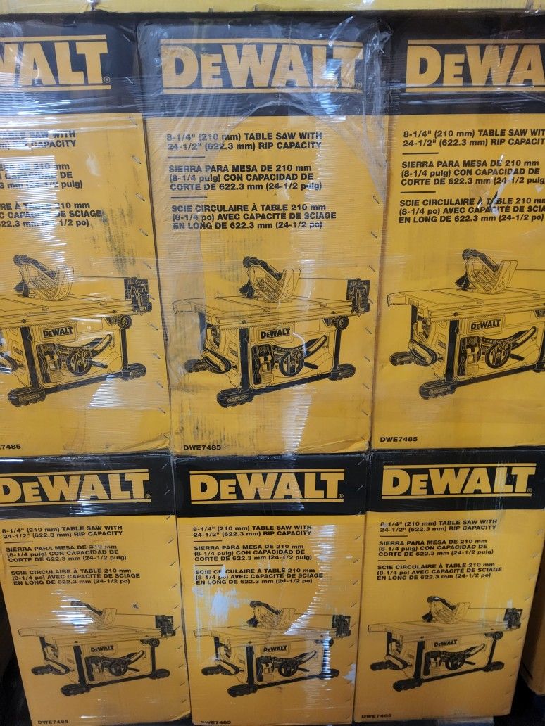 Dewalt Table Saw $279 Each