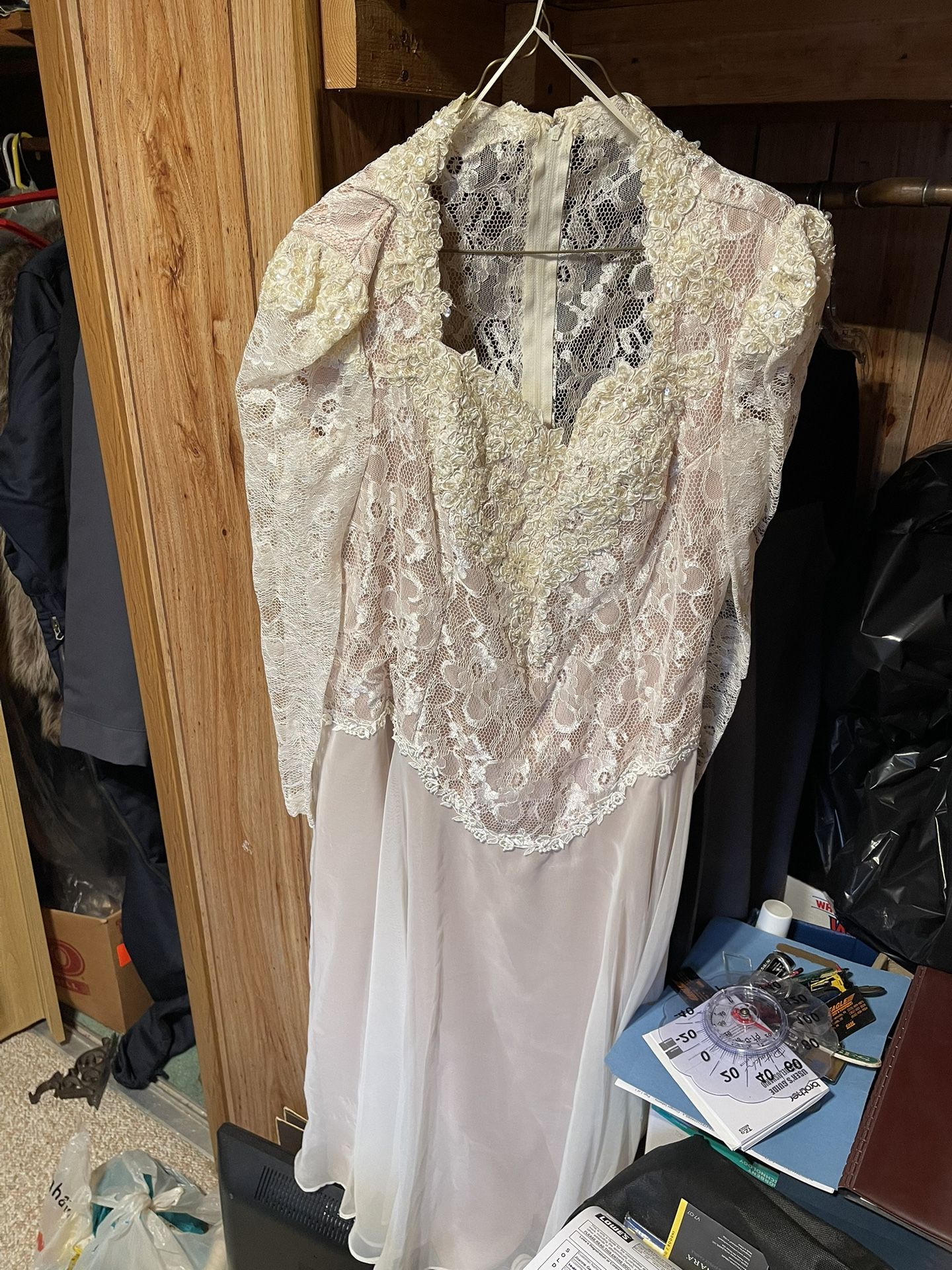 Champagne Mothers Wedding Dress 