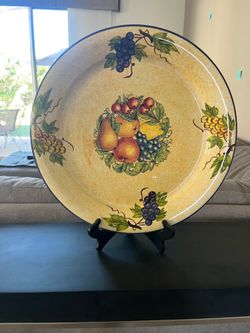 Large Platter with Stand