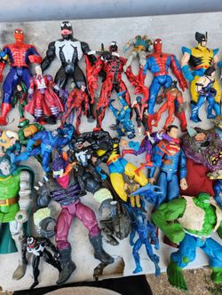 Vintage marvel and random toy lot
