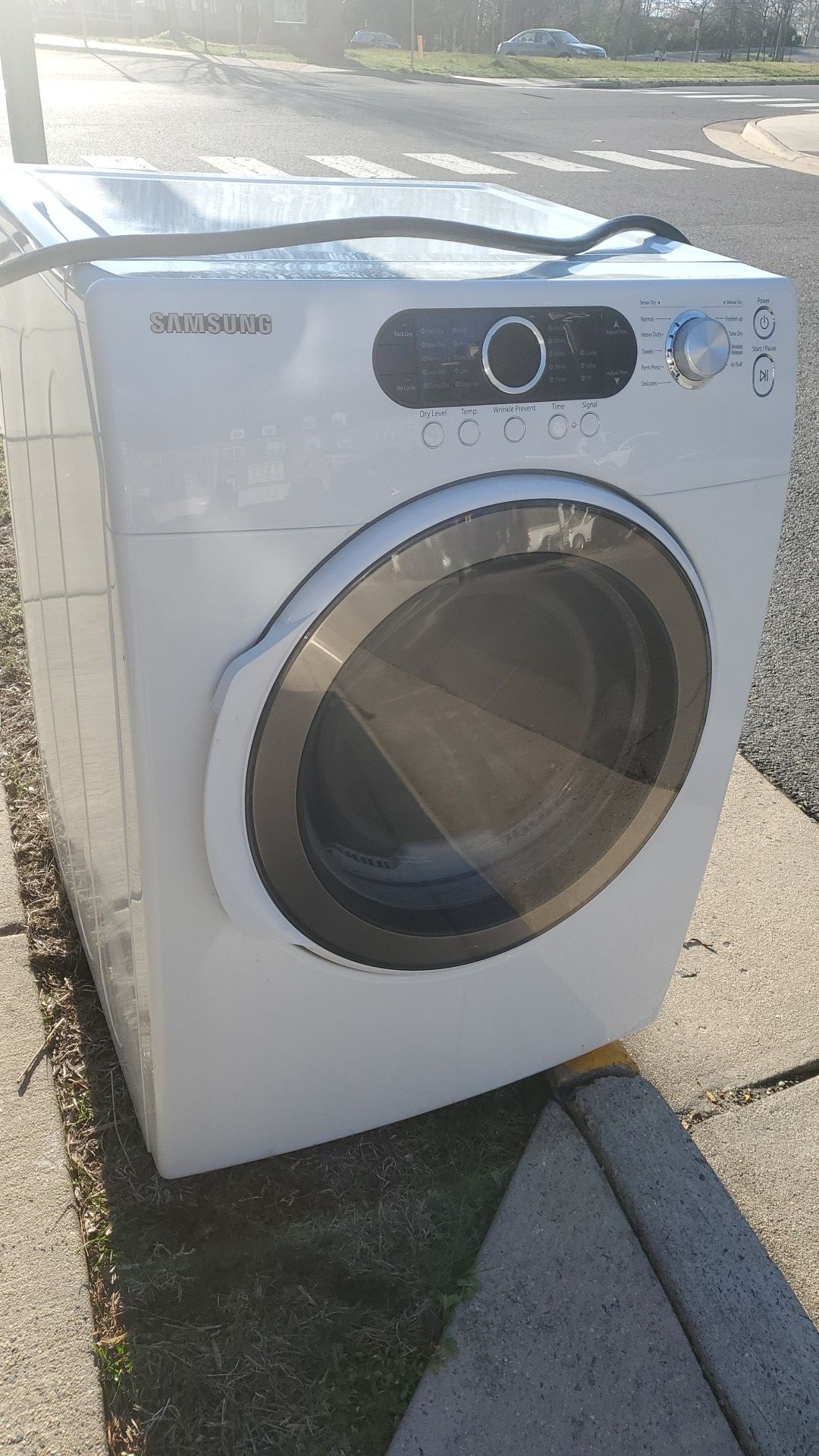 Free Samsung clothes dryer
