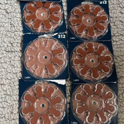 Hearing aid batteries - size 312