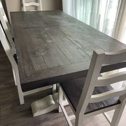 Farmhouse Rustic Kitchen Table