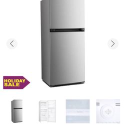 Avanti FF7B3S 22 Inch Freestanding Top Freezer Refrigerator
