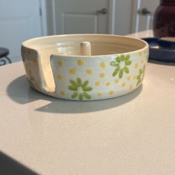 Handmade Ceramic Paper Towel Holder