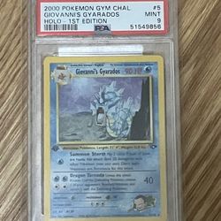 Giovanni’s Gyarados 1st Ed PSA 9