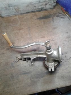 Vintage meat grinder