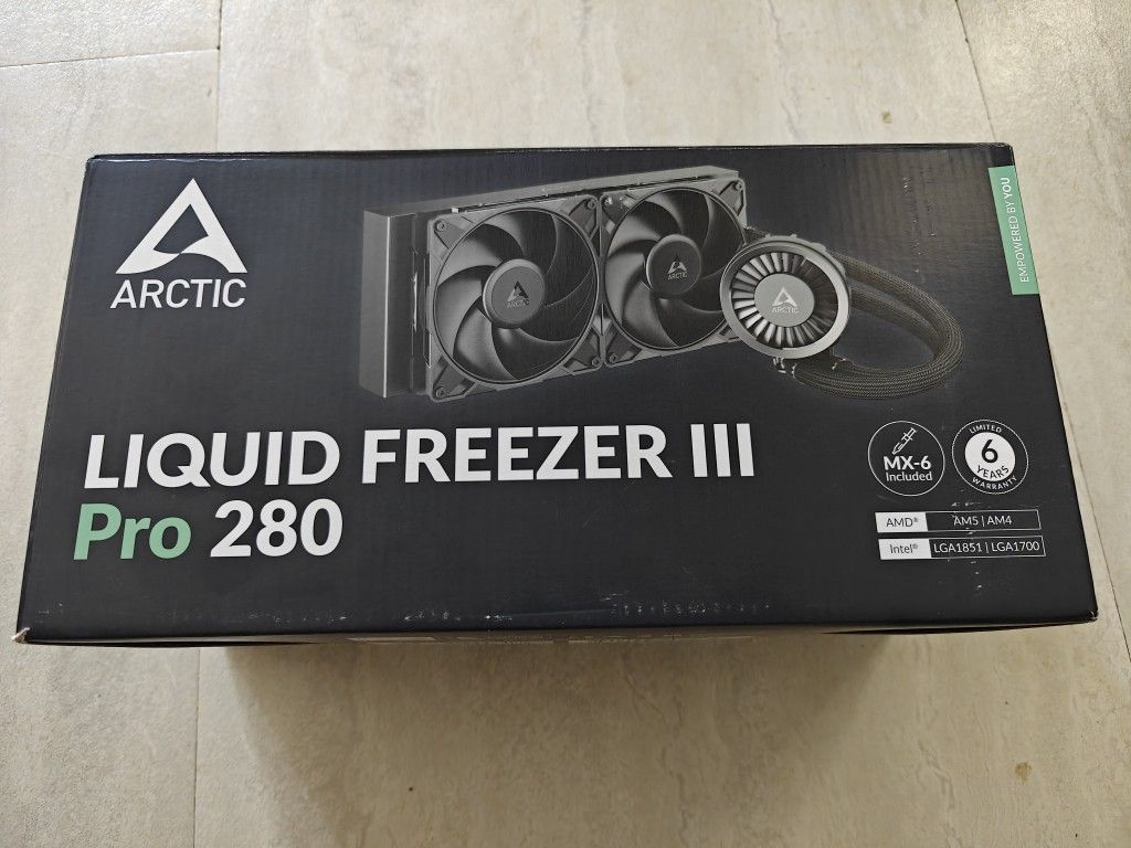 Arctic Liquid Freezer III Pro 280 AIO CPU Cooler